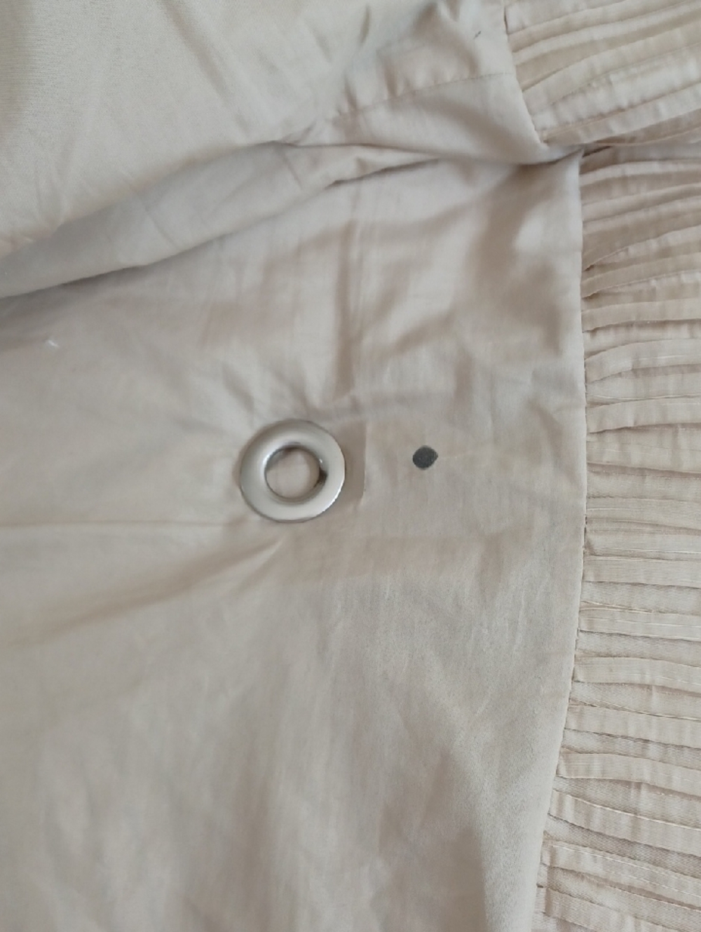 Pleated King Bedskirt In Rich Beige - Picture 5 of 9